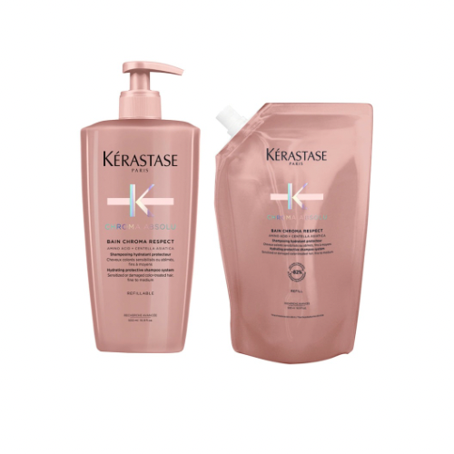 Bain Chroma Respect + Refill Pouch à 500ml