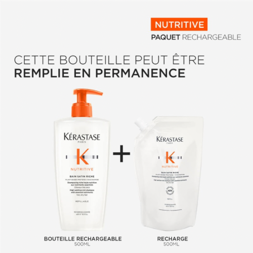 Bain Satin Riche + Refill Pouch à 500ml – Bild 3