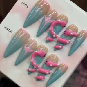 Handgemachte Press On Nails Wiederverwendbar & Salonqualität