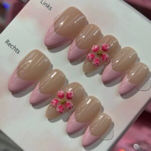 Handgemachte Press-On Nails Wiederverwendbar & Salonqualität