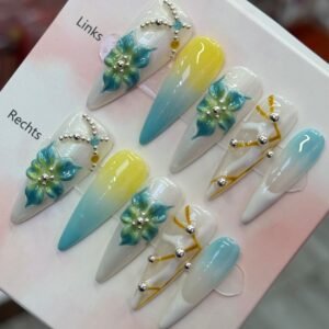 Handgemachte Press On Nails Wiederverwendbar & Salonqualität