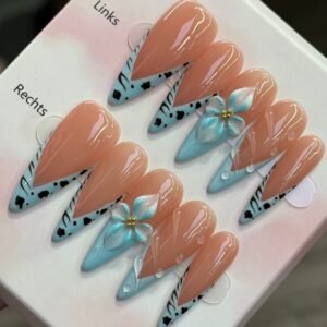 Handgemachte Press-On Nails Komplett Set