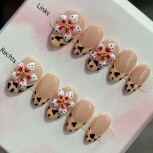 Handgemachte Press-On Nails Komplett Set