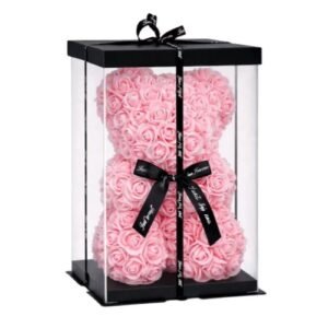 Valetinstag Rosenbär im Geschenkbox mit LED