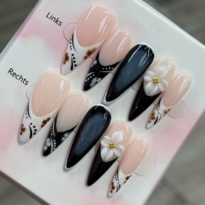 Handgemachte Press-On Nails Komplett Set