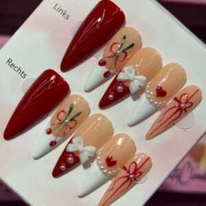 Handgemachte Press-On Nails Komplett Set