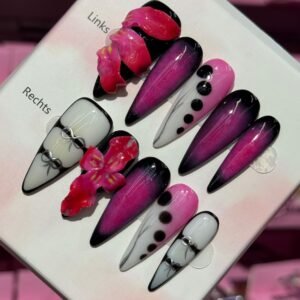 Handgemachte Press On Nails Komplett Set