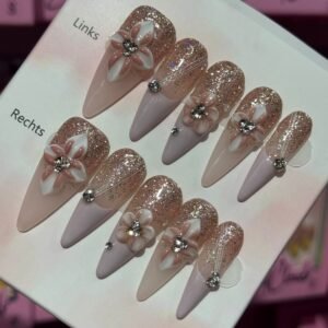 Handgemachte Press On Nails Komplett Set