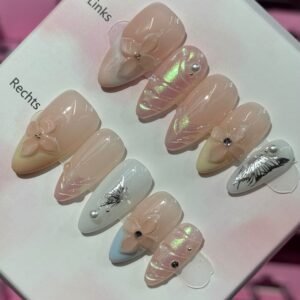 Handgemachte Press On Nails Komplett Set