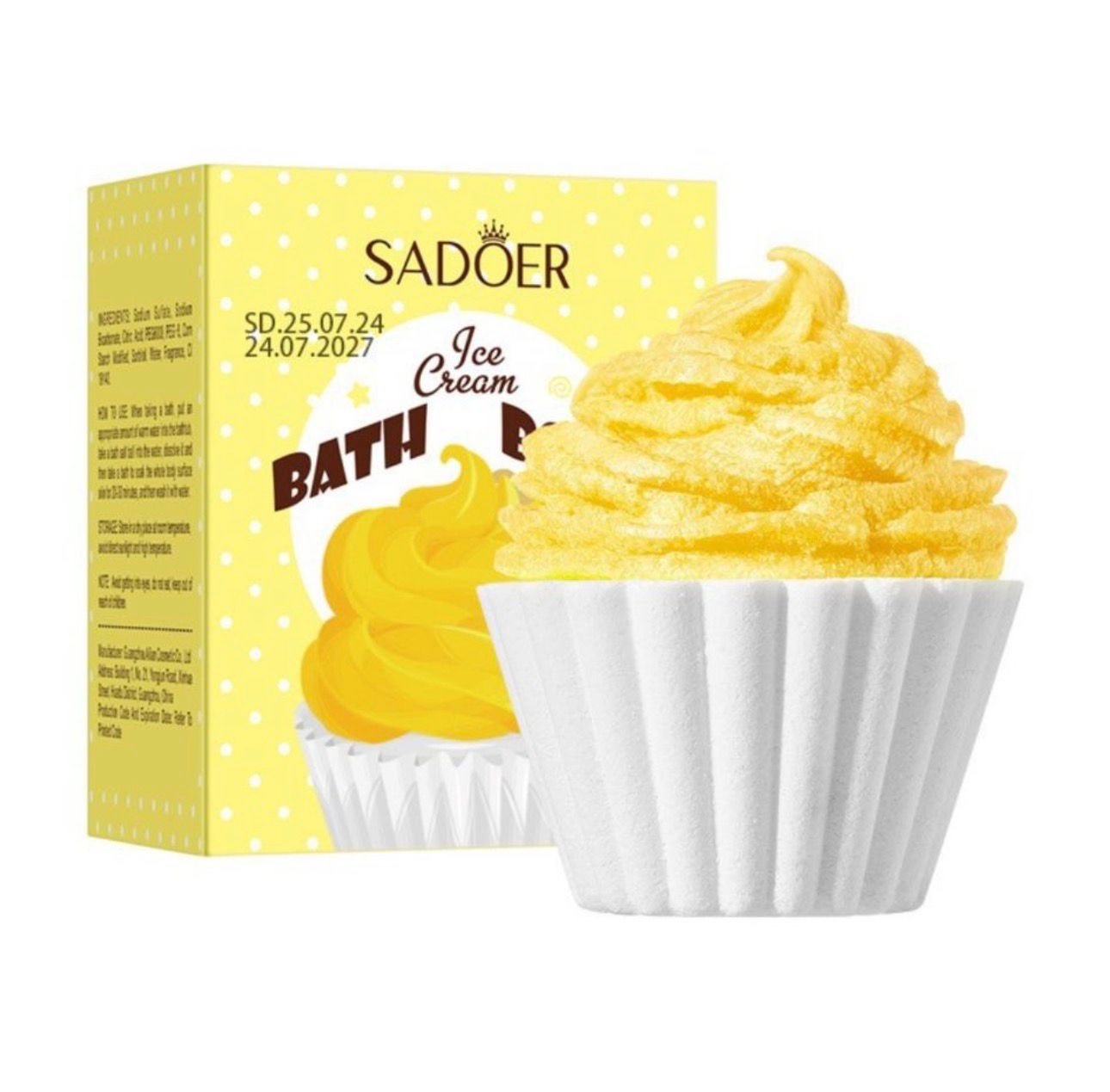 Cupcake Badebombe Citrus