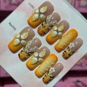 Handgemachte Press On Nails Komplett Set