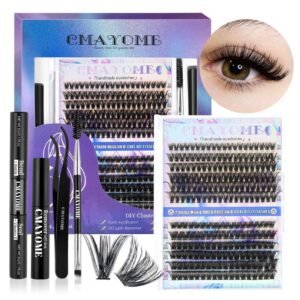 DIY Cluster Lashes Set Russian Volume D Curl